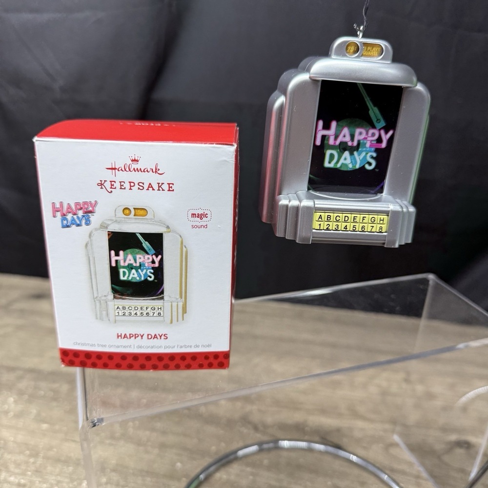 Hallmark Keepsake Ornament 2013 Magic Happy Days Jukebox Signed Rodney Gentry